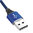 Joyroom Short Nylon USB Type-C Fast Charging Cable (25cm) - Blue